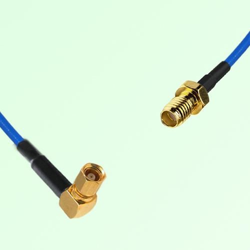 Semi-Flexible Jumper SSMA Female to SMC Female Right Angle