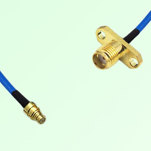 Semi-Flexible Jumper SSMA Female 2 Hole Flange Mount to SMP Female