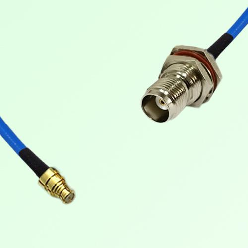 Semi-Flexible Jumper TNC Bulkhead Female with O-Ring to SMP Female Semi-Flexible Jumper TNC Bulkhead Female with O-Ring to SMP Female