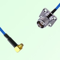 Semi-Flexible Jumper TNC Female 4 Hole 17.5x17.5mm to SMP Female Right Angle Semi-Flexible Jumper TNC Female 4 Hole 17.5x17.5mm to SMP Female Right Angle