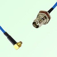 Semi-Flexible Jumper TNC Bulkhead Female with O-Ring to SMP Female Right Angle Semi-Flexible Jumper TNC Bulkhead Female with O-Ring to SMP Female Right Angle
