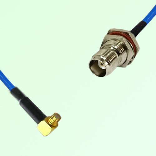 Semi-Flexible Jumper TNC Bulkhead Female with O-Ring to SMP Female Right Angle