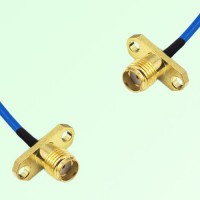 Semi-Flexible Jumper SSMA Female 2 Hole to SSMA Female 2 Hole