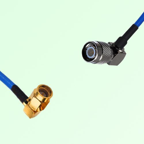 Semi-Flexible Jumper TNC Male Right Angle to SSMA Male Right Angle Semi-Flexible Jumper TNC Male Right Angle to SSMA Male Right Angle