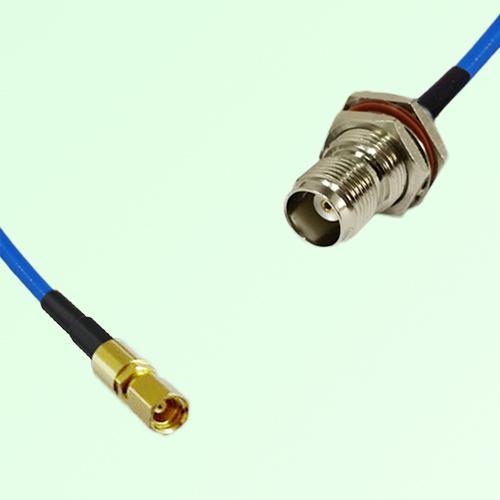 Semi-Flexible Jumper TNC Bulkhead Female with O-Ring to SSMC Female Semi-Flexible Jumper TNC Bulkhead Female with O-Ring to SSMC Female