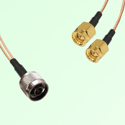 Splitter Y Type Cable N Male to SMA Male Splitter Y Type Cable N Male to SMA Male