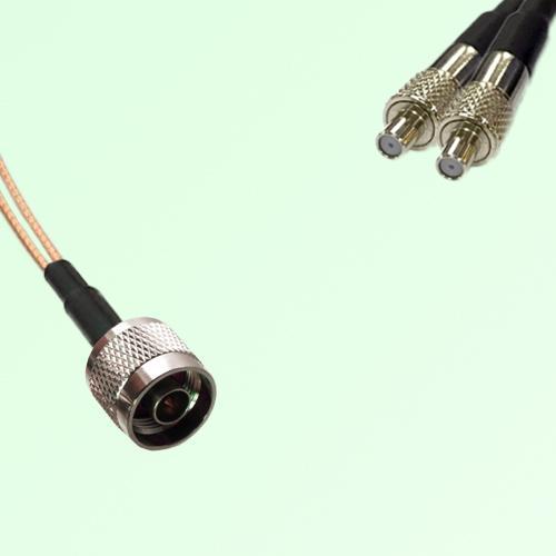 Splitter Y Type Cable N Male to TS9 Female Splitter Y Type Cable N Male to TS9 Female