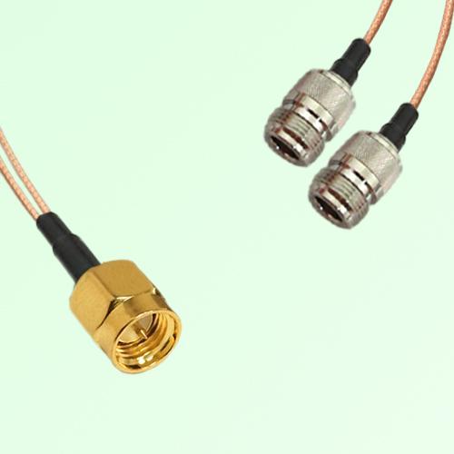 Splitter Y Type Cable SMA Male to N Female