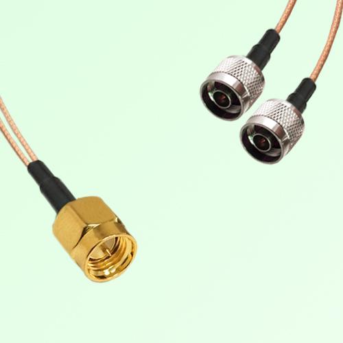 Splitter Y Type Cable SMA Male to N Male